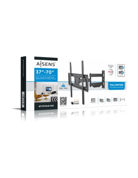 AISENS WT70TSLE-025 soporte para TV 177,8 cm (70") Negro