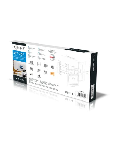AISENS WT70TSLE-025 soporte para TV 177,8 cm (70") Negro