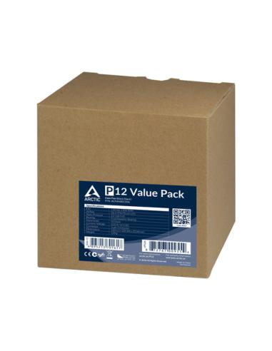 ARCTIC P12 Value Pack Carcasa del ordenador Ventilador 12 cm Negro