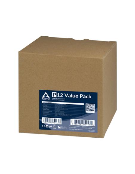 ARCTIC P12 Value Pack Carcasa del ordenador Ventilador 12 cm Negro