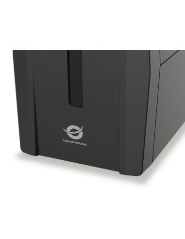 Conceptronic ZEUS01ES sistema de alimentación ininterrumpida (UPS) Línea interactiva 0,65 kVA 360 W 2 salidas AC