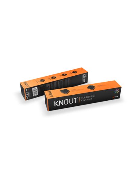 Krom Knout RGB Alfombrilla de ratón para juegos Negro