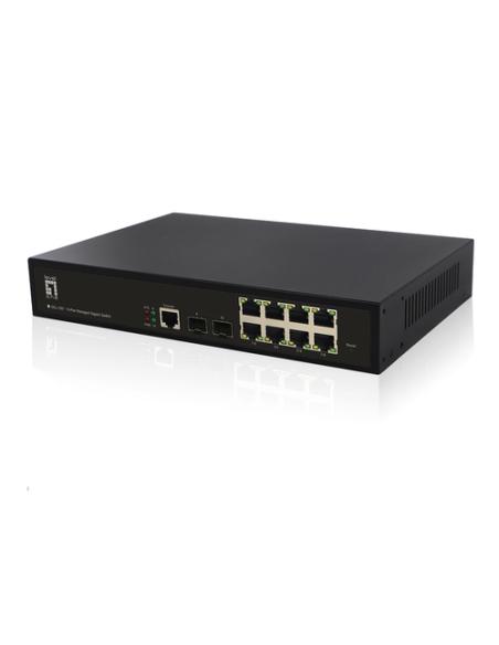 LevelOne GEL-1061 switch Gestionado L2 Gigabit Ethernet (10/100/1000) Negro