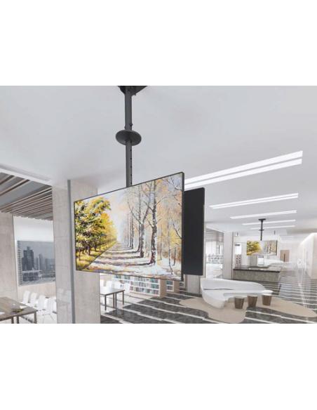 Equip Soporte de TV de doble pantalla para montaje en techo de 32"-75