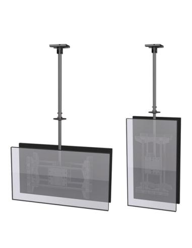 Equip Soporte de TV de doble pantalla para montaje en techo de 32"-75