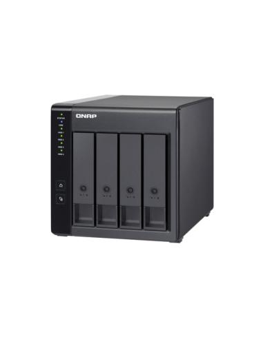 QNAP TR-004 caja para disco duro externo Carcasa de disco duro/SSD Negro 2.5/3.5"