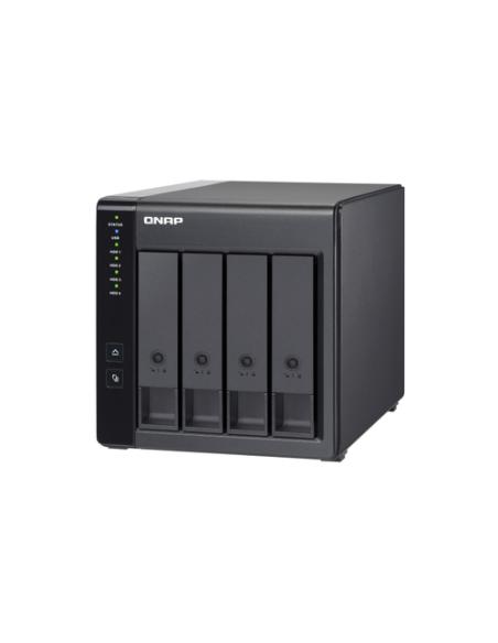 QNAP TR-004 caja para disco duro externo Carcasa de disco duro/SSD Negro 2.5/3.5"