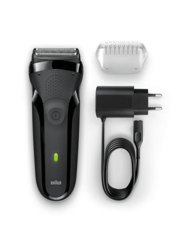 Braun Series 3 300s Máquina de afeitar de láminas Recortadora Negro