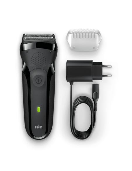 Braun Series 3 300s Máquina de afeitar de láminas Recortadora Negro