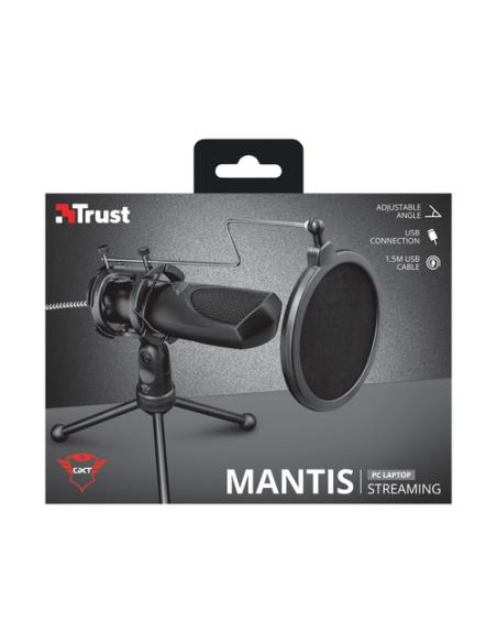Trust GXT 232 Mantis Negro Micrófono para PC