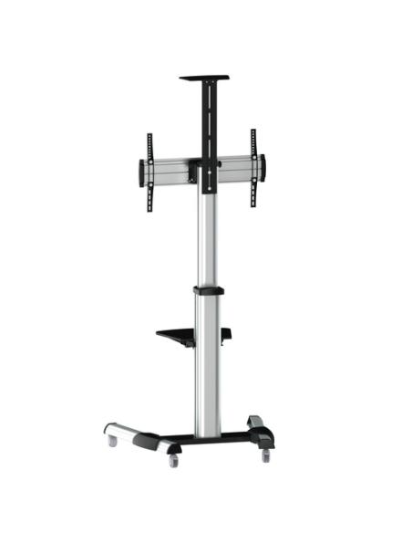 AISENS FT70TRE-037 soporte para pantalla de señalización 177,8 cm (70") Negro, Plata