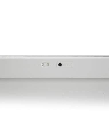 Ewent EW3161 teclado Oficina Bluetooth QWERTY Español Plata, Blanco