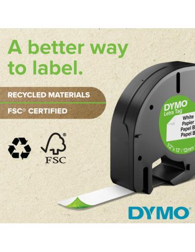 DYMO S0718850 cinta para impresora de etiquetas Negro sobre blanco