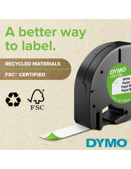 DYMO S0718850 cinta para impresora de etiquetas Negro sobre blanco