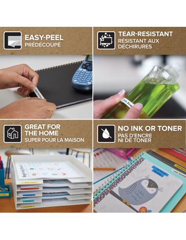 DYMO S0721620 cinta para impresora de etiquetas Negro sobre amarillo