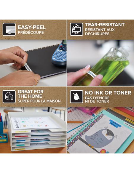 DYMO S0721620 cinta para impresora de etiquetas Negro sobre amarillo