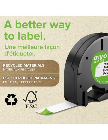 DYMO S0721620 cinta para impresora de etiquetas Negro sobre amarillo