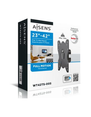 AISENS WT42TS-005 soporte para TV 106,7 cm (42") Negro