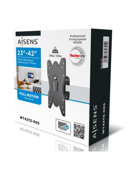 AISENS WT42TS-005 soporte para TV 106,7 cm (42") Negro
