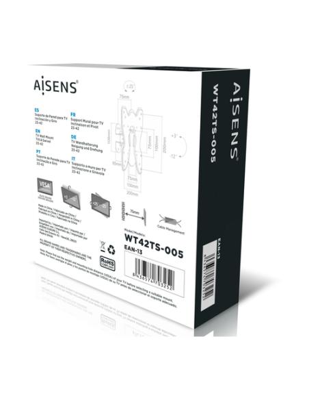 AISENS WT42TS-005 soporte para TV 106,7 cm (42") Negro