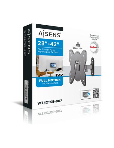 AISENS WT42TSE-007 soporte para TV 106,7 cm (42") Negro