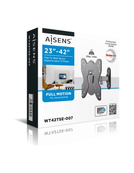 AISENS WT42TSE-007 soporte para TV 106,7 cm (42") Negro