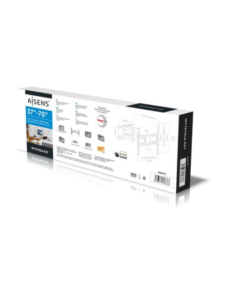 AISENS WT70TSLE-027 soporte para TV 177,8 cm (70") Negro