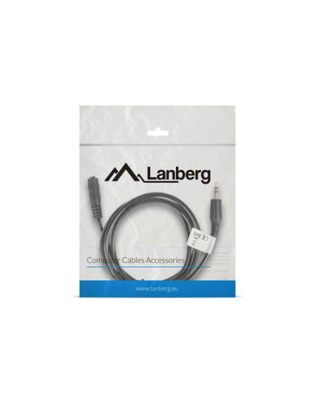 Lanberg CA-MJFJ-10CC-0015-BK cable de audio 1,5 m 3,5mm Negro