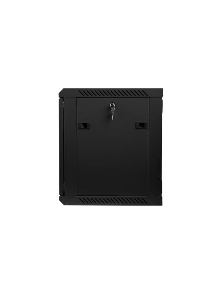 Lanberg WF01-6409-10B armario rack 9U Bastidor de pared Negro