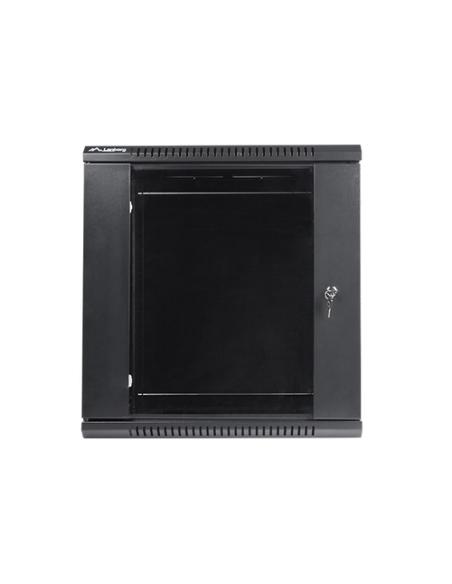 Lanberg WF01-6412-10B armario rack 12U Bastidor de pared Negro