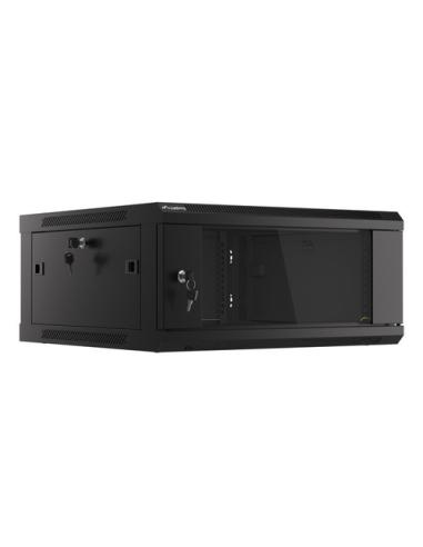 Lanberg WF01-6604-10B armario rack 4U Bastidor de pared Negro