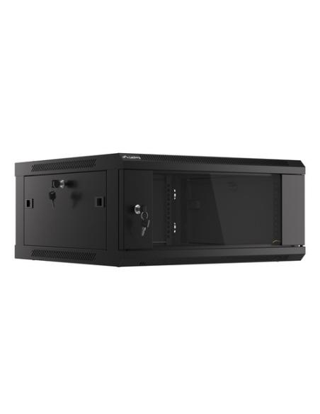 Lanberg WF01-6604-10B armario rack 4U Bastidor de pared Negro