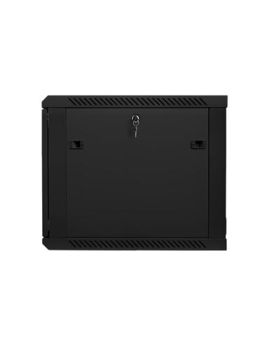Lanberg WF01-6609-10B armario rack 9U Bastidor de pared Negro