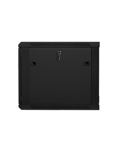 Lanberg WF01-6609-10B armario rack 9U Bastidor de pared Negro