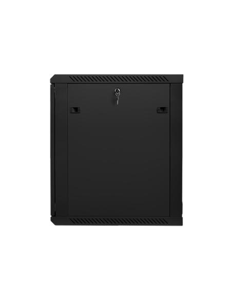 Lanberg WF01-6615-10B armario rack 15U Bastidor de pared Negro