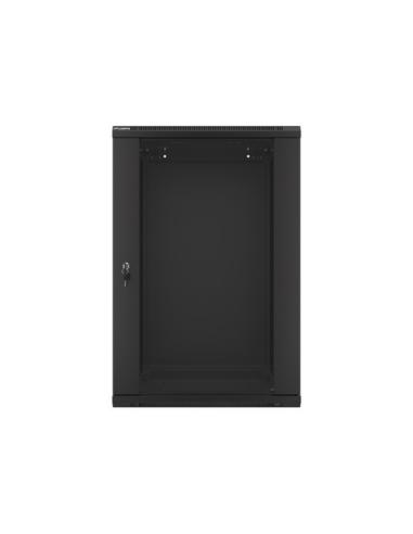 Lanberg WF01-6618-10B armario rack 18U Bastidor de pared Negro