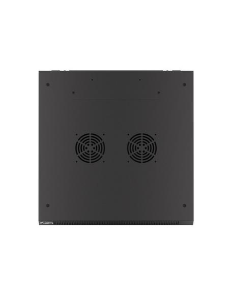 Lanberg WF01-6618-10B armario rack 18U Bastidor de pared Negro