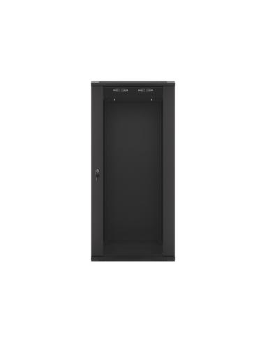 Lanberg WF01-6627-10B armario rack 27U Bastidor de pared Negro