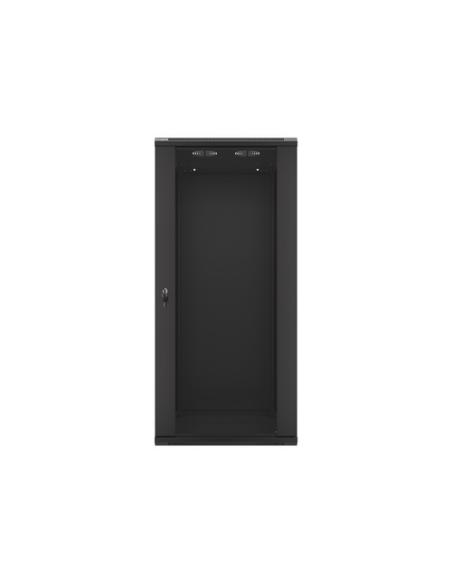 Lanberg WF01-6627-10B armario rack 27U Bastidor de pared Negro