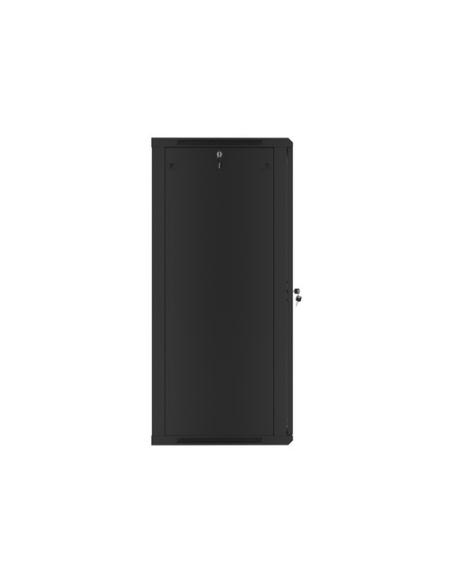 Lanberg WF01-6627-10B armario rack 27U Bastidor de pared Negro