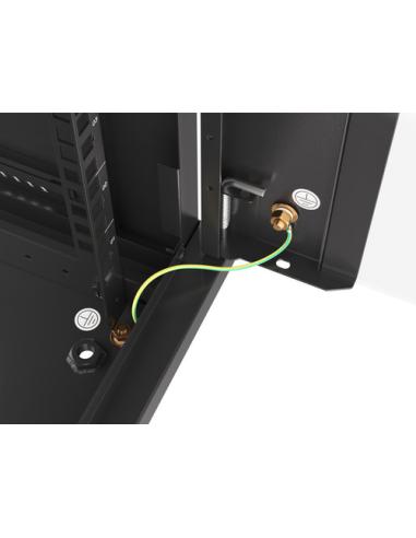 Lanberg WF01-6627-10B armario rack 27U Bastidor de pared Negro