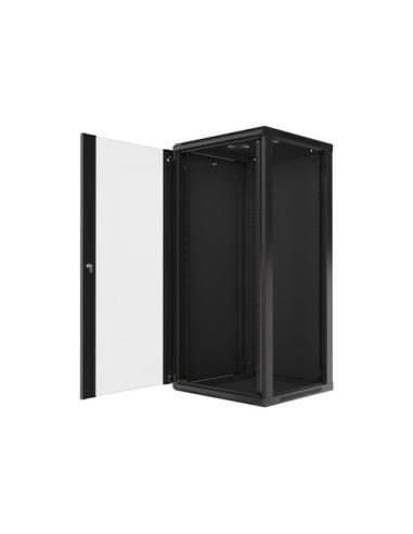 Lanberg WF01-6627-10B armario rack 27U Bastidor de pared Negro