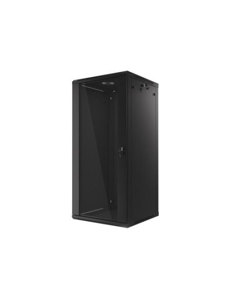 Lanberg WF01-6627-10B armario rack 27U Bastidor de pared Negro