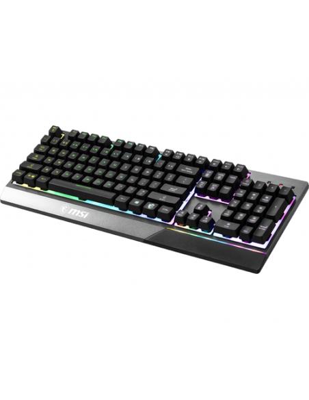 MSI Vigor GK30 teclado Juego USB QWERTY Español Negro