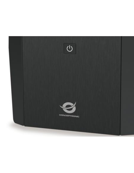 Conceptronic ZEUS03EM sistema de alimentación ininterrumpida (UPS) Línea interactiva 1,2 kVA 720 W 5 salidas AC