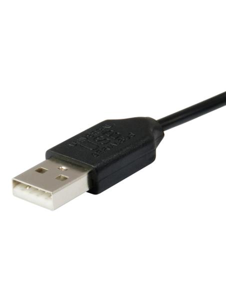 Equip 128952 hub de interfaz USB 2.0 480 Mbit/s Negro