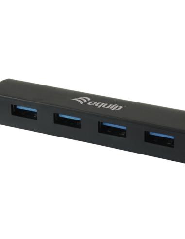 Equip 128953 hub de interfaz USB 3.2 Gen 1 (3.1 Gen 1) Type-A 5000 Mbit/s Negro