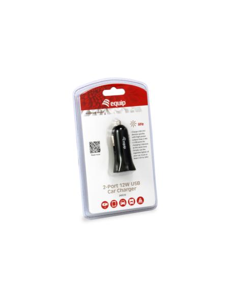 Equip 245510 cargador de dispositivo móvil Universal Negro Encendedor de cigarrillos Auto