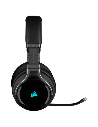 Corsair Virtuoso RGB Auriculares Inalámbrico y alámbrico Diadema Juego USB tipo A Carbono