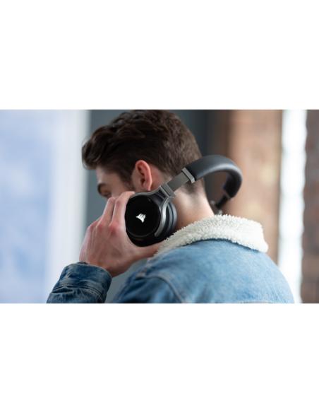 Corsair Virtuoso RGB Auriculares Inalámbrico y alámbrico Diadema Juego USB tipo A Carbono